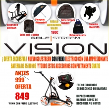 Carro golf electrico GOLFSTREAM VISION CON FRENO